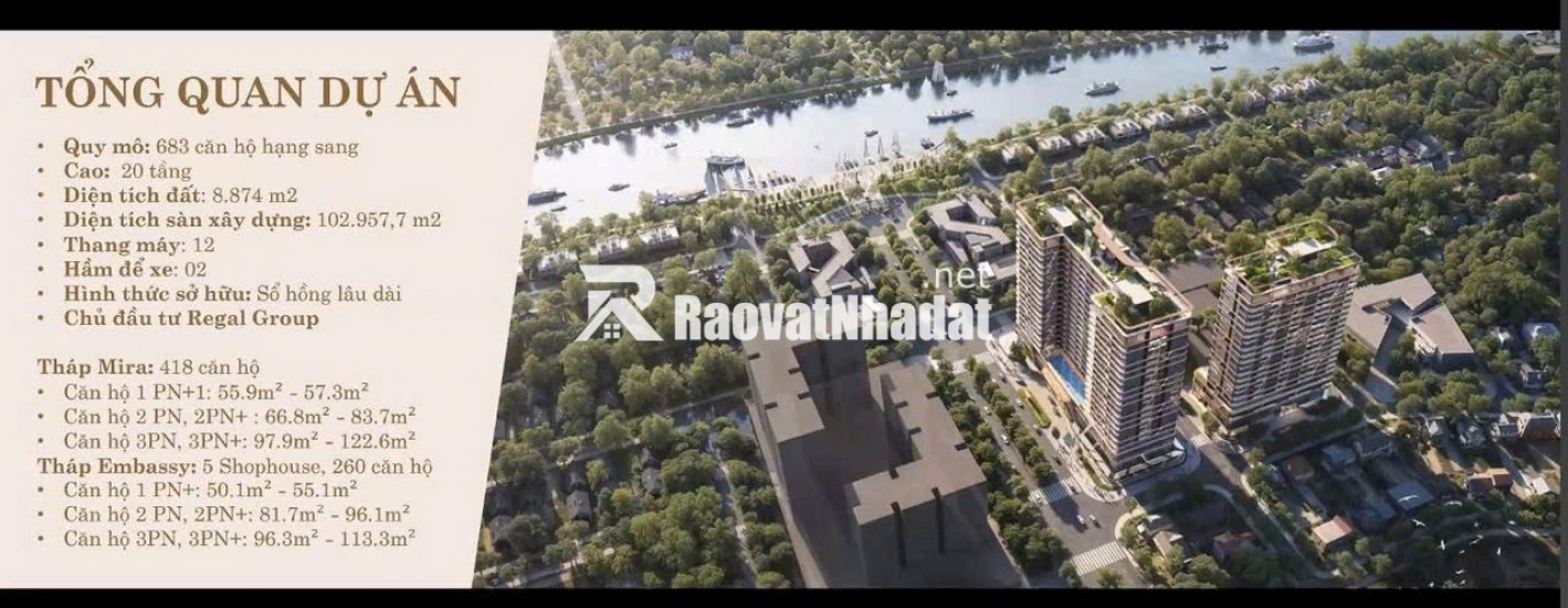 REGAL COMPLEX ĐÀ NẴNG: Căn hộ Hạng Sang Sổ Hồng Lâu Dài! View Biển - Sông, Kề Ngũ Hành Sơn. Giá từ 3 tỷ!